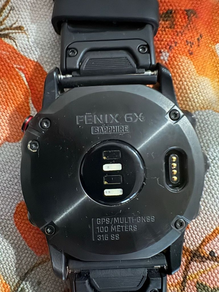 Used Garmin Fenix 6X Sapphire GPS Watch bike — image 3 of 3
