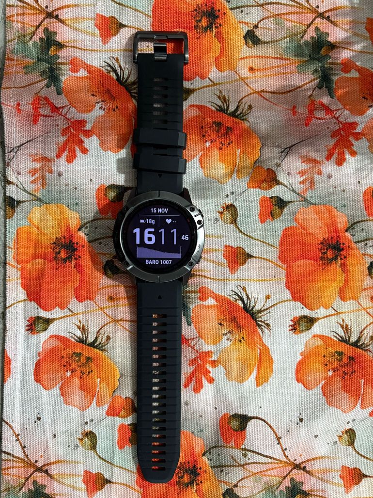 Used Garmin Fenix 6X Sapphire GPS Watch bike — image 1 of 3