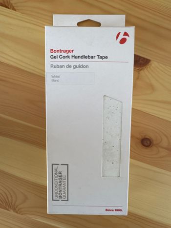 Used Bontrager Gel Cork Handlebar Tape White bike — image 1 of 4