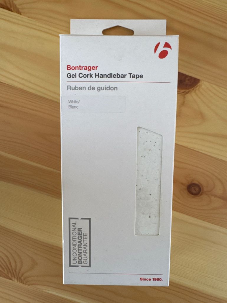 Used Bontrager Gel Cork Handlebar Tape White bike — image 1 of 4