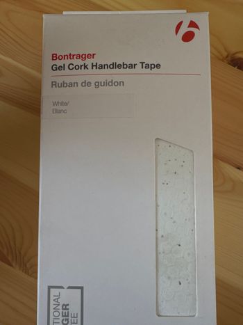 Used Bontrager Gel Cork Handlebar Tape White bike — image 3 of 4