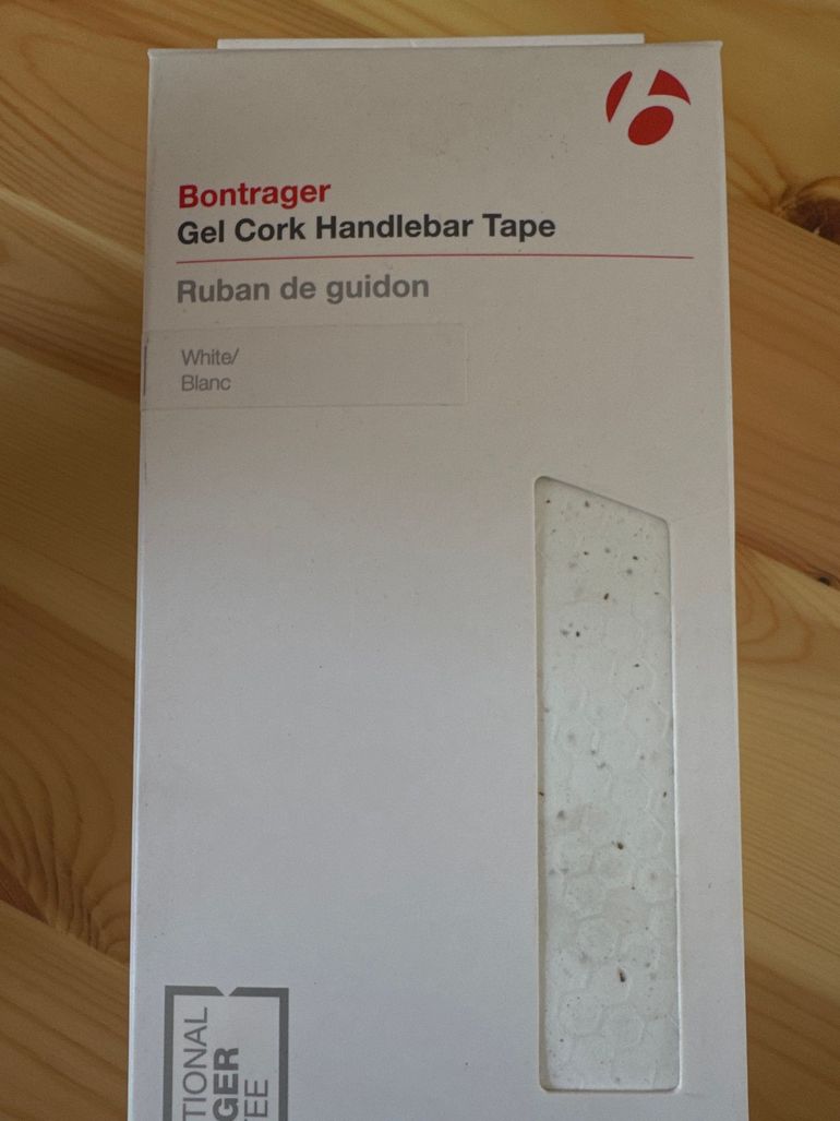 Used Bontrager Gel Cork Handlebar Tape White bike — image 3 of 4