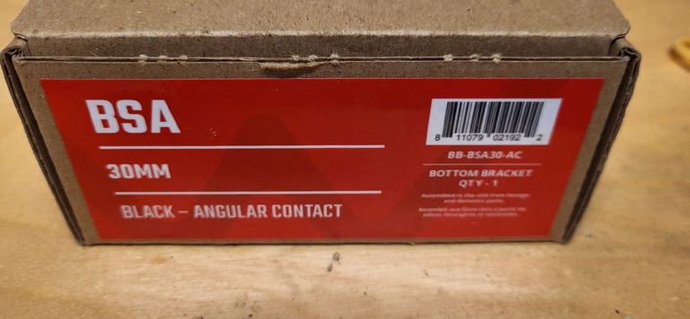 Used Wheels Manufacturing BB30 Angular Contact Bearing & Clip Kit 2026 bike — image 2 of 3