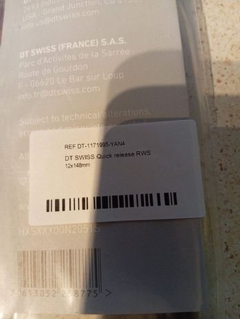 Used Dt Swiss Perno Passante Boost 12x148 Filetto 1.5 Pollici bike — image 4 of 5