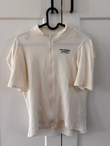 Pas Normal Studios Mechanism Long Sleeve Jersey Deep Grey & Green | END