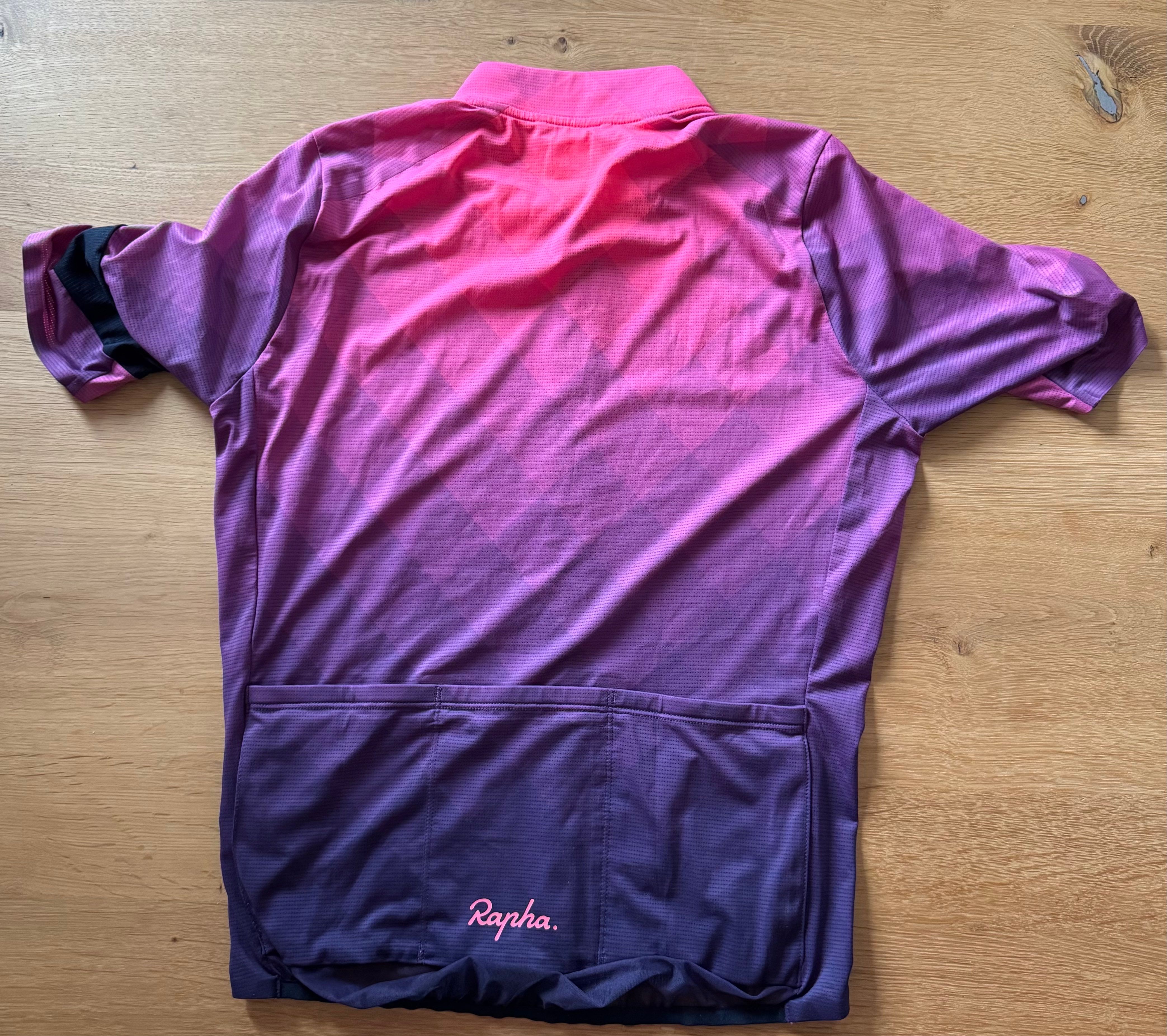 Rapha Classic Flyweight Jersey Sサイズ Rapha Classic Flyweight Trikot - Block Fade Sonderedition