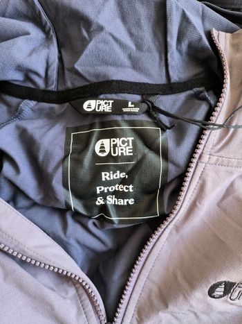 Used Picture Organic Clothing Veste Softshell Outif bike — image 4 of 6