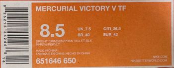 Used Nike Mercurial Victory V TF bike — image 5 of 5