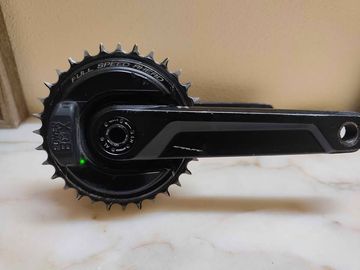 Brugt Fsa Crankset with Power2max Powermeter Drivetrain & Pedals
