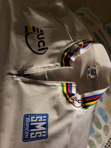 Brugt Santini Maillot ciclismo hombre campeón mundo Cycling Clothing