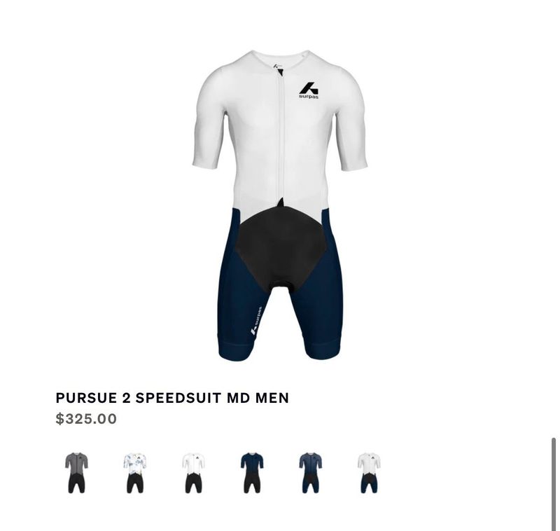 Used Surpas Triathlon Suit 2026 Cycling Clothing