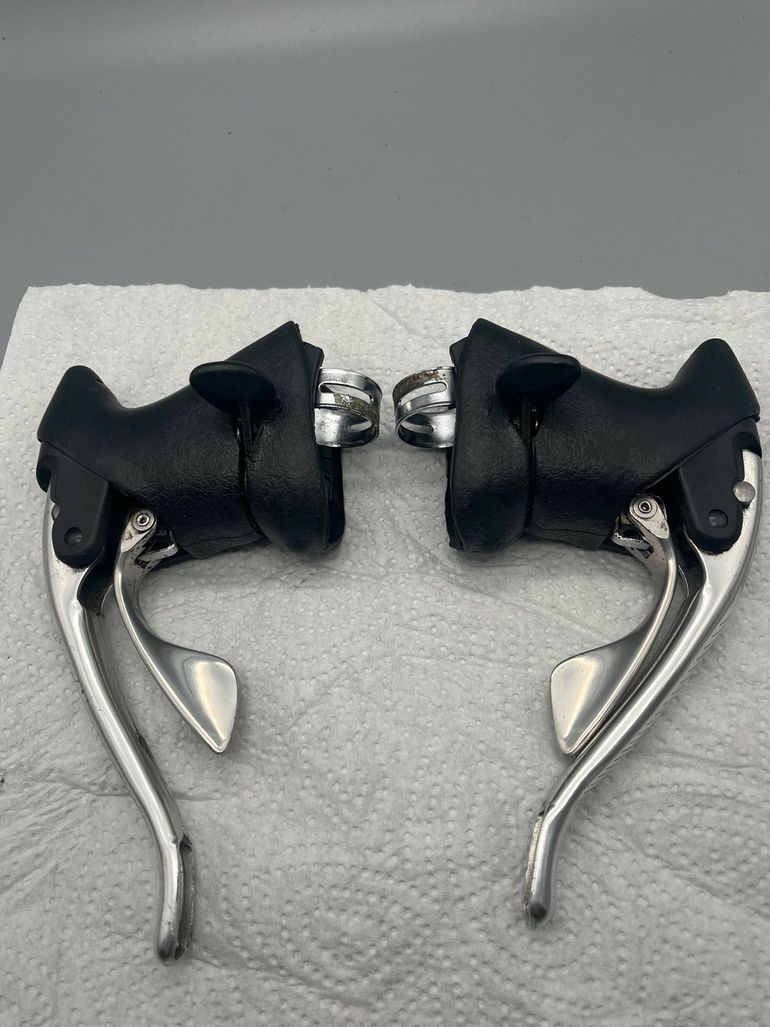 Used Campagnolo Record Titanium Ergopower 2x8/2x9 1996 bike — image 4 of 9
