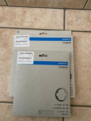 Used Shimano DURA ACE FC 9200 Chainrings 52/36 2026 bike — image 2 of 2