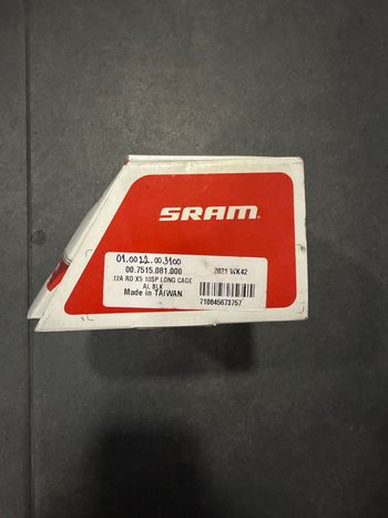 Used Sram Rear Derailleur X5 10sp Long Cage bike — image 2 of 2