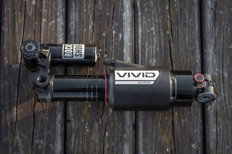 Used RockShox Vivid Ultimate Trunnion 205x60mm Rear Suspension