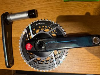 Sram, Red AXS E1 DUB 48x35t 2x12s 1Power Meter Crankset 175mm