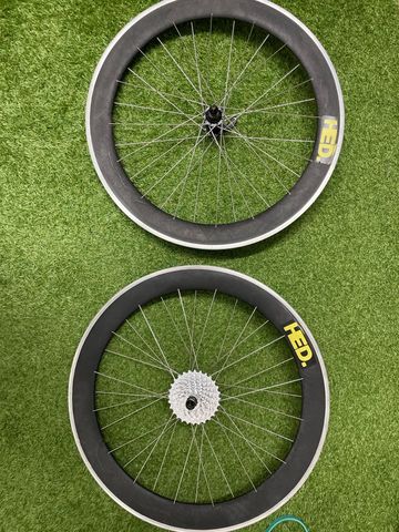 HET Pair of 26" MTB Wheels 1990 Wheels d'occasion