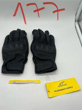 Used Alpinestars Stella Dyno Lederhandschuhe Schwarz Gr. M bike — image 3 of 13
