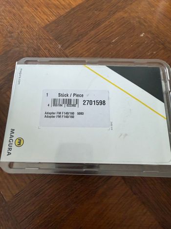 Used Magura Adapter QM 50 Flat Mount F140 to F160 2026 bike — image 2 of 2