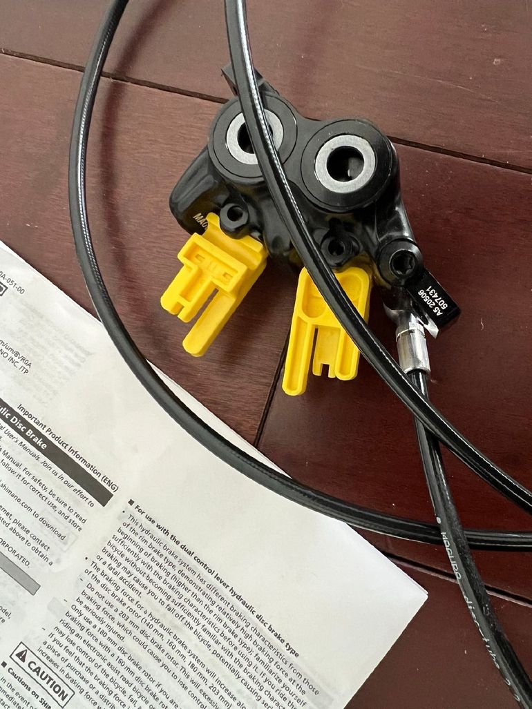 Used Magura MT5e Hydraulic 4-piston Brakeset with Motor Cutoff + 2 Pads 2026 bike — image 3 of 16