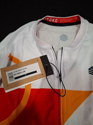 Siroko M2 Finish Line Jersey Cycling Clothing usato