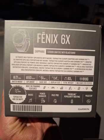 Garmin, Fenix 6x Pro Shappire