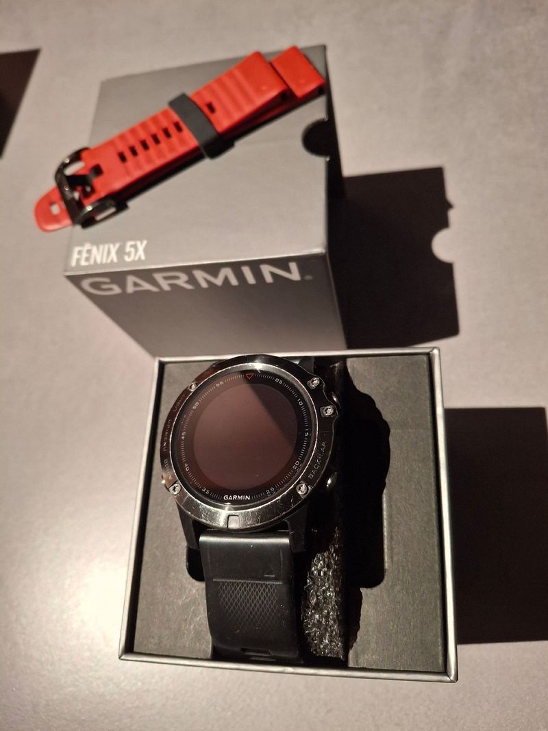 Used Garmin Fenix 5X Pro Sapphire GPS Watch Electronics