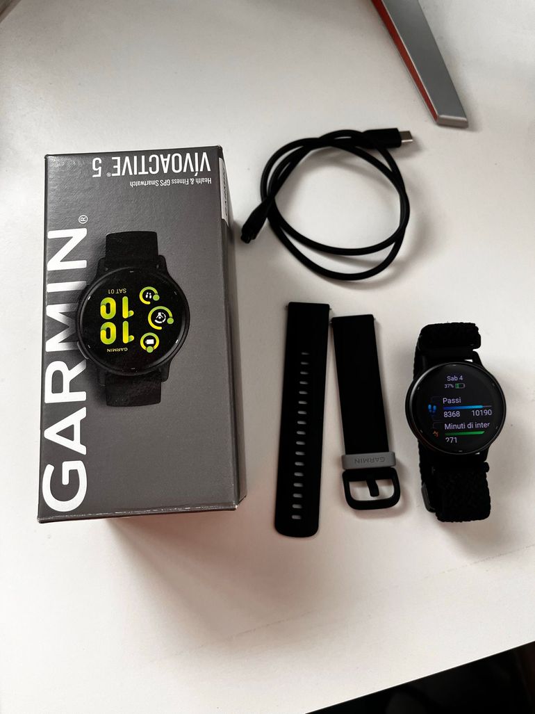 Used Garmin Vivoactive 5 GPS Smartwatch 2025 bike — image 1 of 4