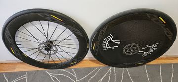 Brugt Mavic Comete 62mm Carbon Wheels bike — billede 2 af 12