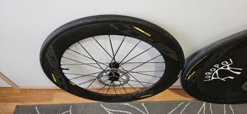 Brugt Mavic Comete 62mm Carbon Wheels bike — billede 3 af 12