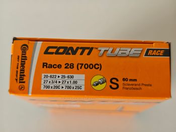 Used Continental 700x20-25C Tube Presta 60mm 2026 bike — image 4 of 4
