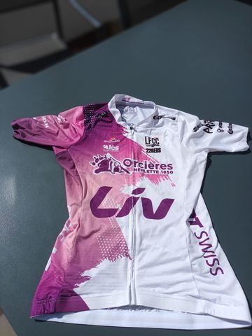 French Maillot manches courtes Cycling Clothing usato