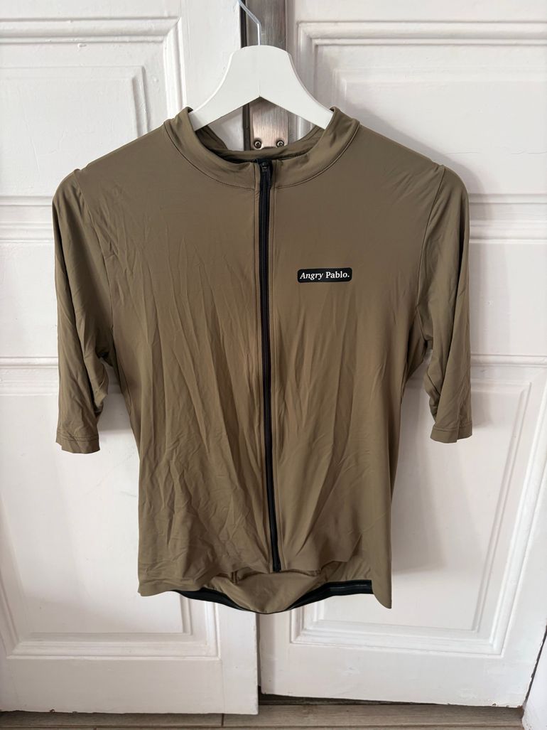 Used Angry Pablo Khaki Short Sleeve Jersey bike — image 1 of 5