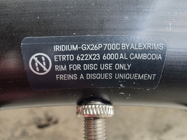 Used Alexrims GX26P Wheelset 2025 bike — image 7 of 8