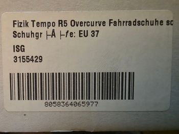 Used Fizik Tempo Overcurve R5 2025 bike — image 5 of 7