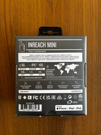 Used Garmin inReach Mini GPS Satellite SOS bike — image 2 of 4