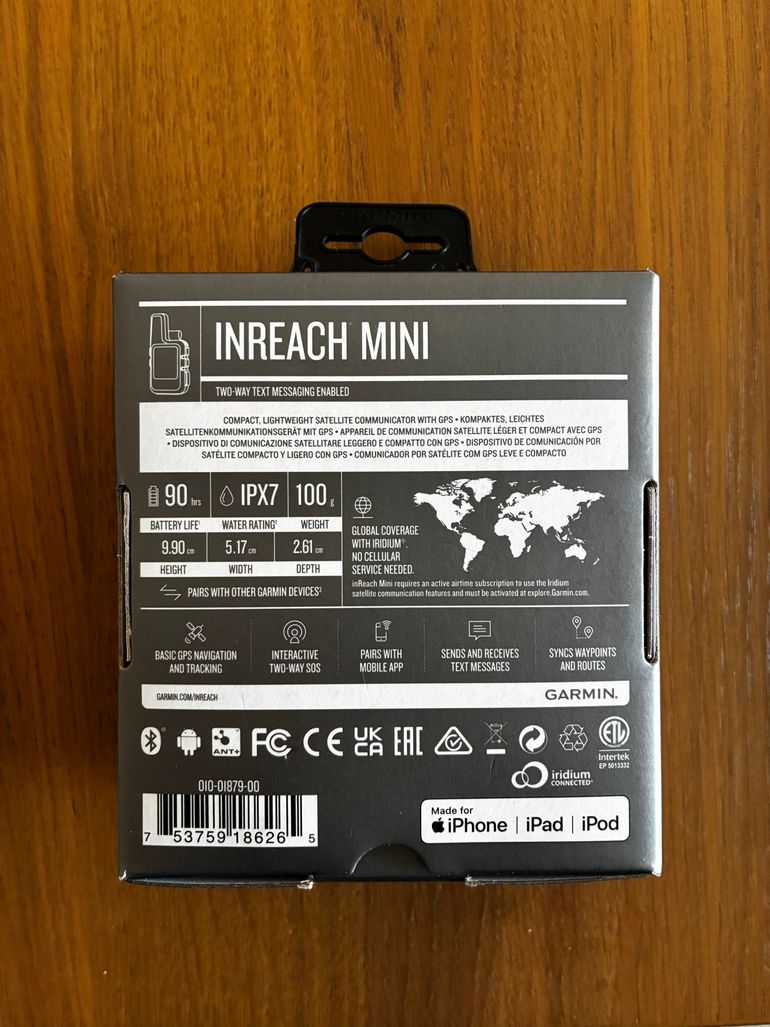 Used Garmin inReach Mini GPS Satellite SOS bike — image 2 of 4
