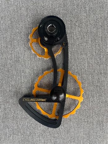 Cyclingceramic, Oversize Käfig gold Keramik