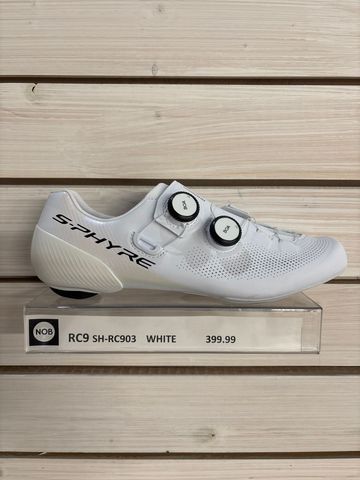 Używany Shimano RC9 ah-rc903 White 2024 Cycling Shoes