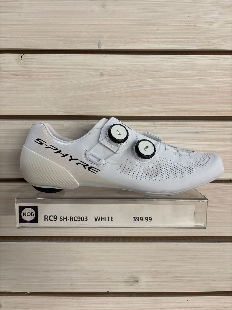 Tweedehands Shimano RC9 ah-rc903 White 2024 Cycling Shoes