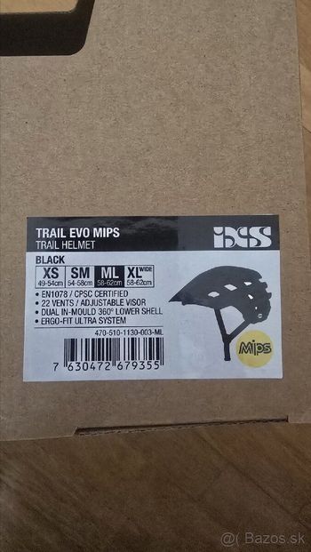 Used Ixs Trail EVO MIPS Helmet bike — image 4 of 6