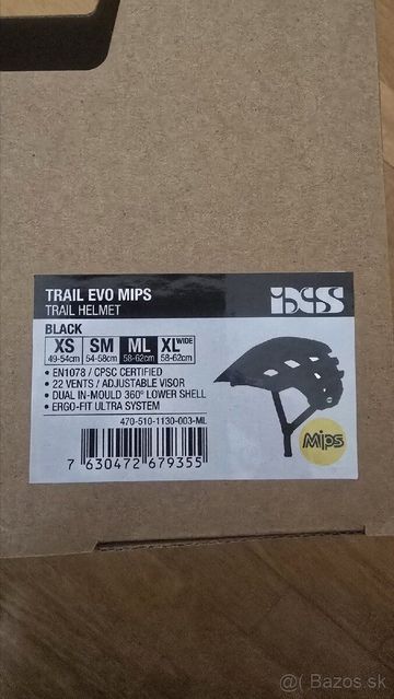 Used Ixs Trail EVO MIPS Helmet bike — image 4 of 6