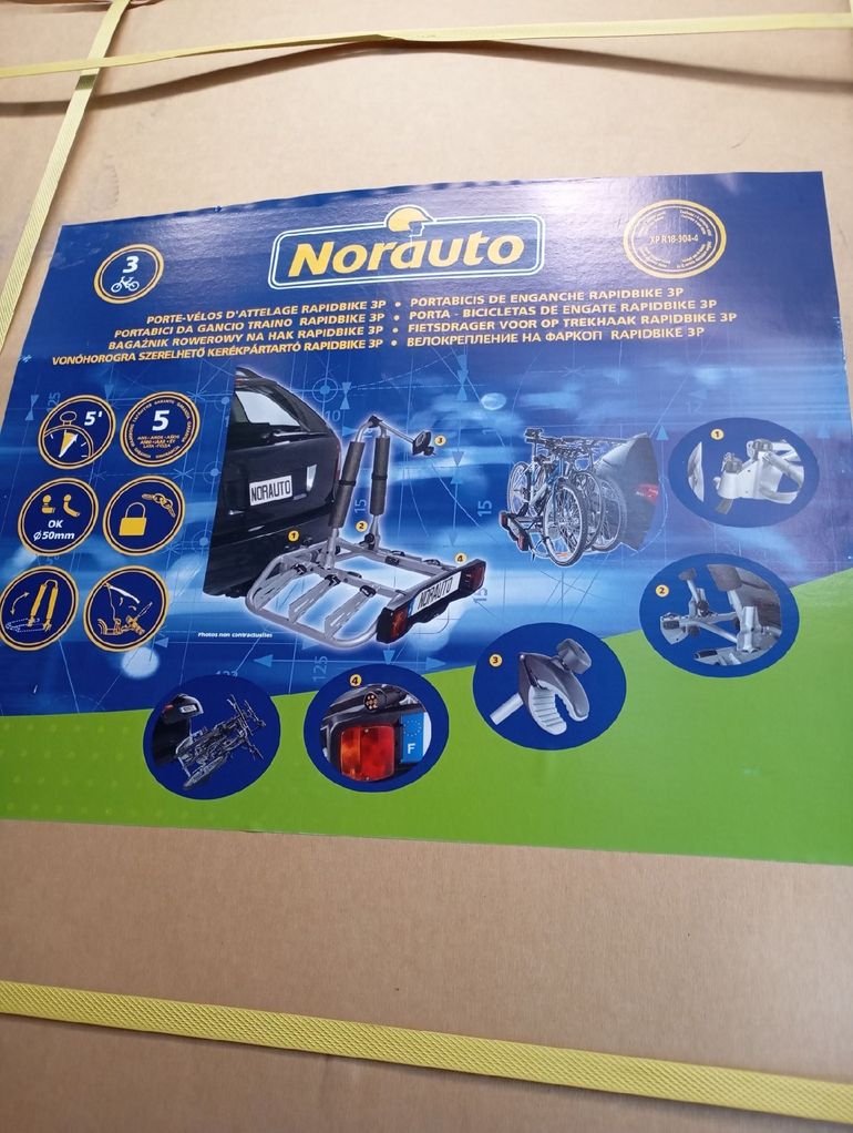Norauto Rack NORAUTO Rapidbike 3P Bike Rack