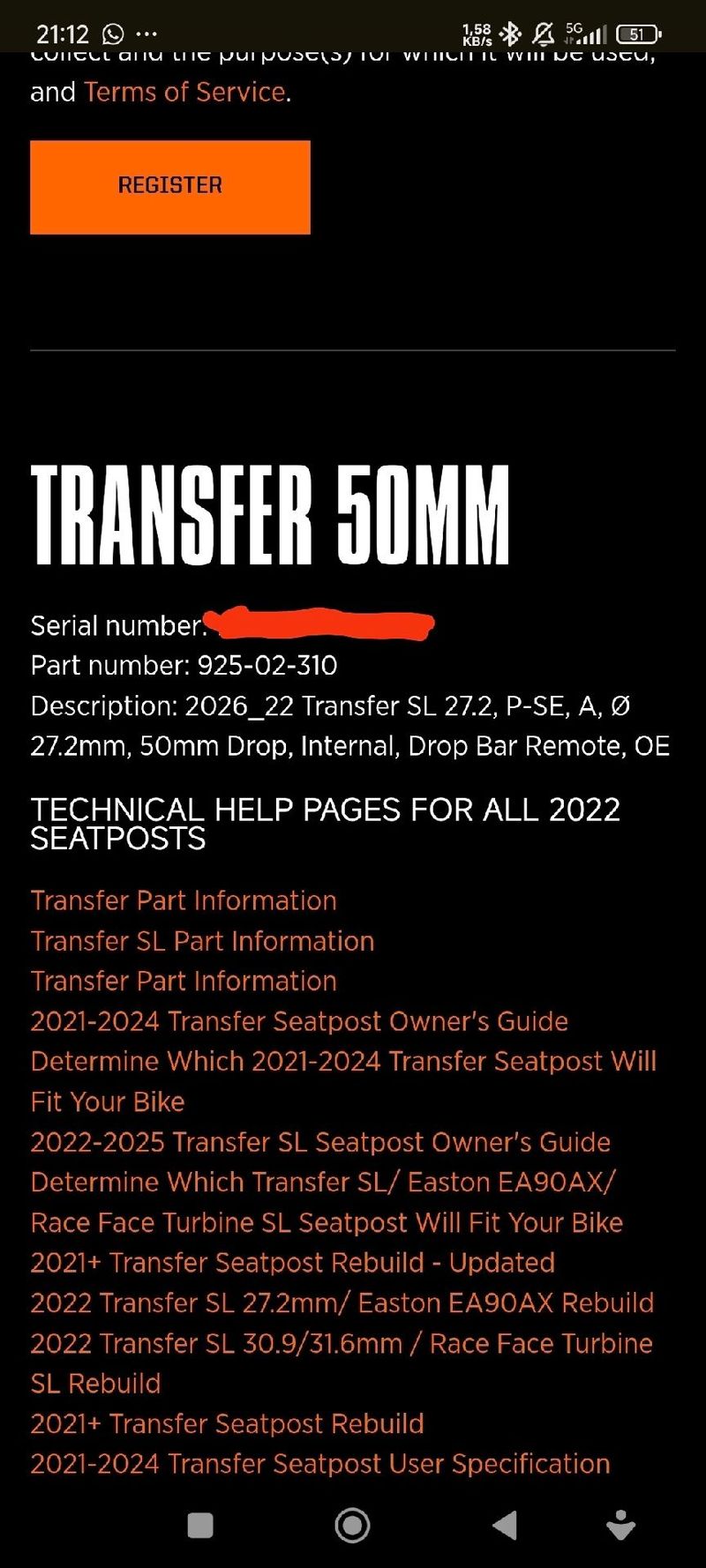Tweedehands Fox Transfer SL bike — afbeelding 4 van 4