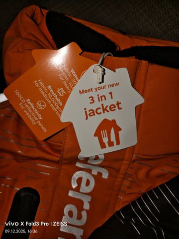 Używany Lieferando 3in1 Regenjacke 2026 bike — zdjęcie 6 z 7