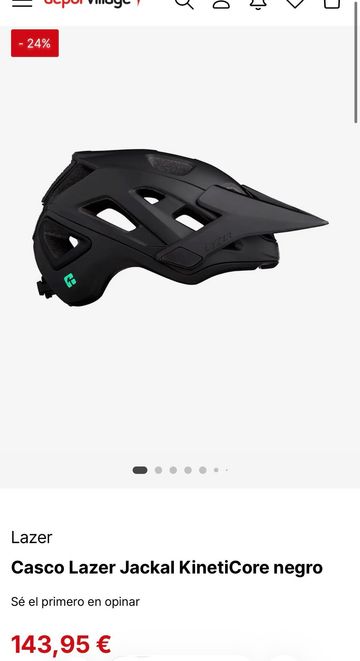 Brugt Lazer Jackal KinetiCore Helmet bike — billede 7 af 7