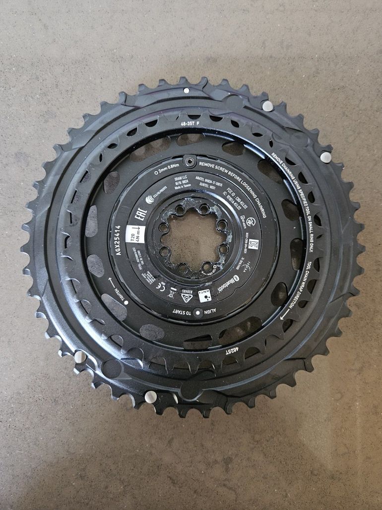 Käytetty Sram Force Powermeter Chainring Kit AXS D2 Black 48-35 2026 bike — kuva 3 / 3