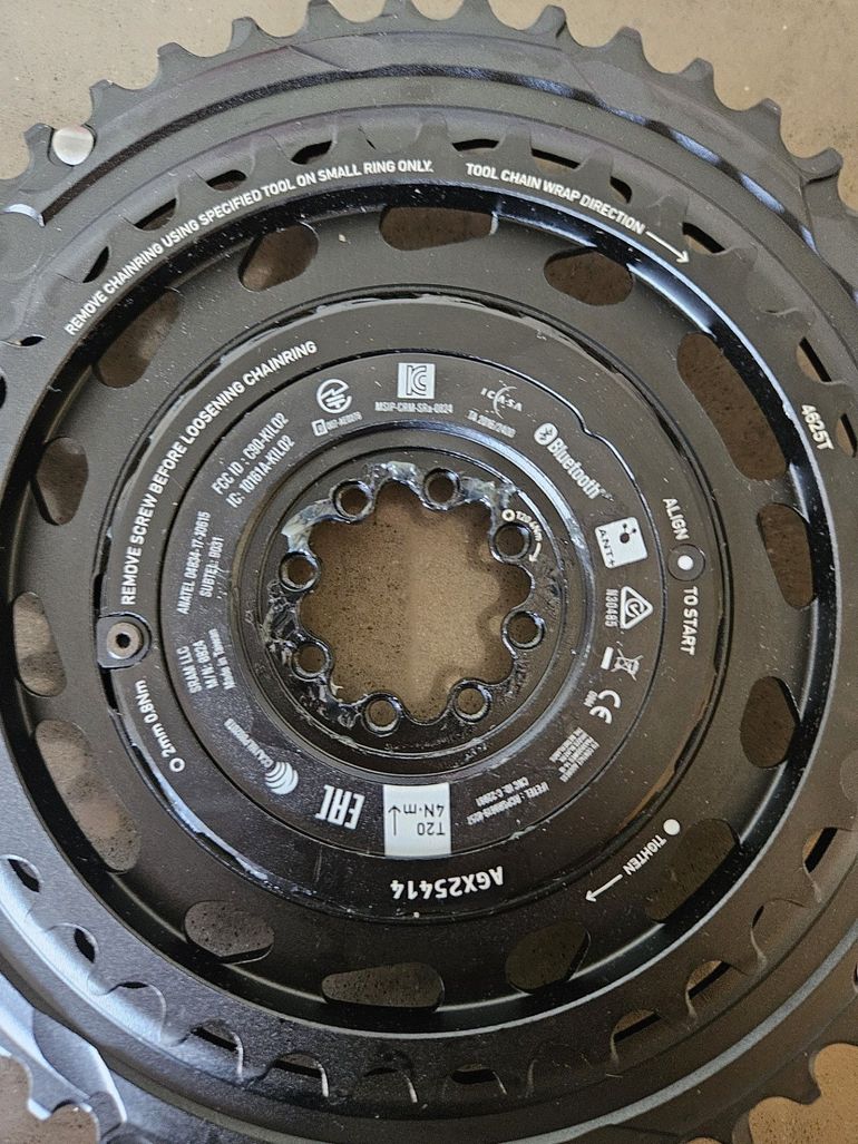 Käytetty Sram Force Powermeter Chainring Kit AXS D2 Black 48-35 2026 bike — kuva 2 / 3