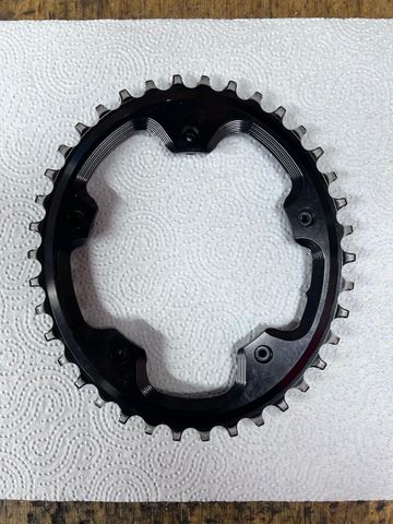 Used Absoluteblack 38t Oval Chainring 5/110 BCD Drivetrain & Pedals