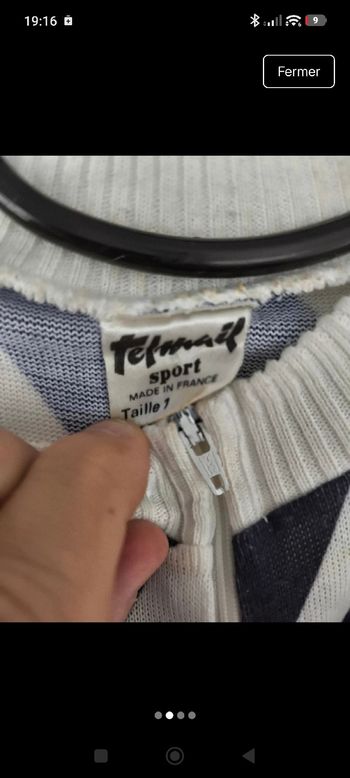 Used le coq sportif Cyclisme Équipe Vintage Jersey 1982 bike — image 2 of 2